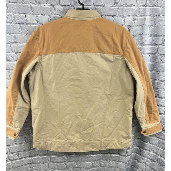 Wrangler Men's XXL  Mixed Canvas Chore Jacket in Chipmunk Beige - Picture 3 of 13